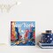 Figured'Art Mini Paint by Numbers Kit for Adults with Frame Travel Poster New York City Small format 8"x8" - Craft Art Painting DIY Canvas Already Stretched on a Wooden Frame